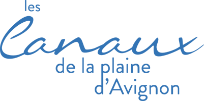 canaux avignon logo texte seul bleu